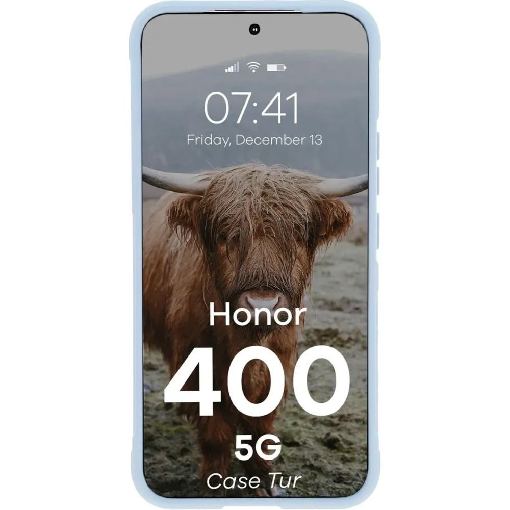 Pancerne etui Bizon Case Tur do Honor 400 5G jasnoniebieskie