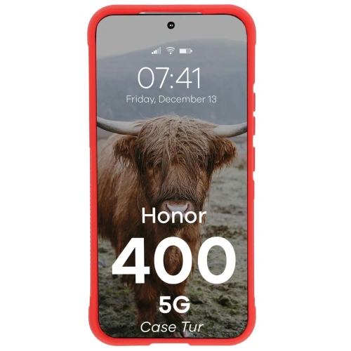 Buy Bizon Case Tur Honor 400 5G red - BIZ9722 - {ean13} - Home Screen Store Europe