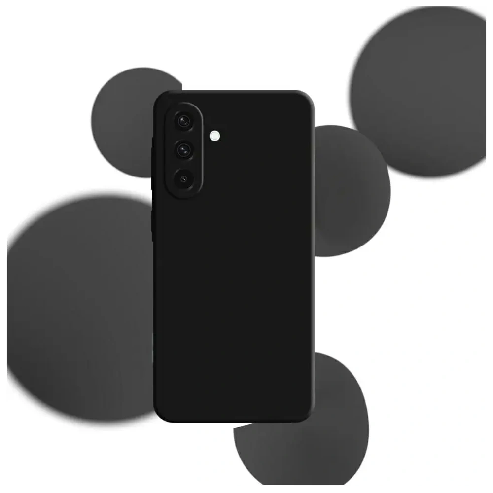 Etui 3MK Silicone Case do Samsung Galaxy A36 czarny