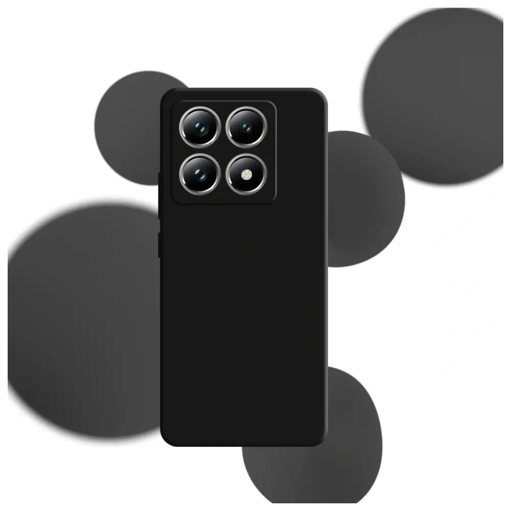 Etui 3MK Silicone Case do Xiaomi 14T Pro czarny