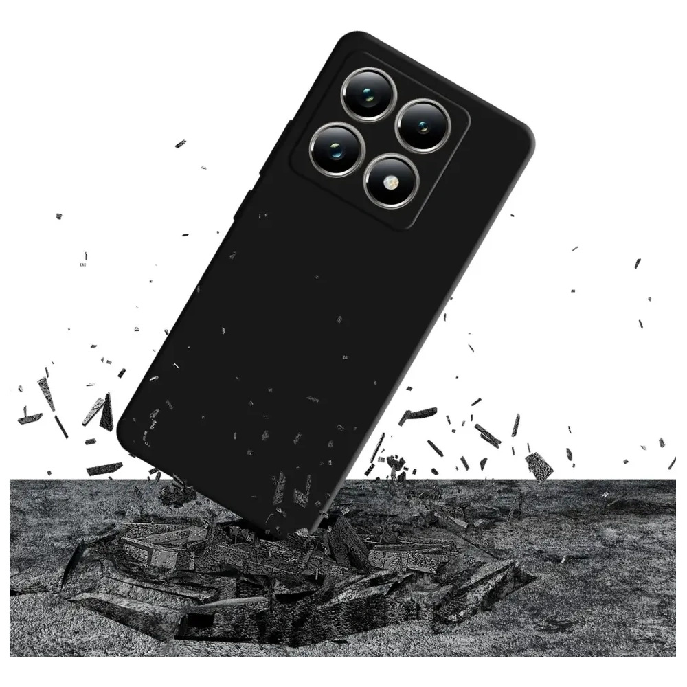Etui 3MK Silicone Case do Xiaomi 14T Pro czarny