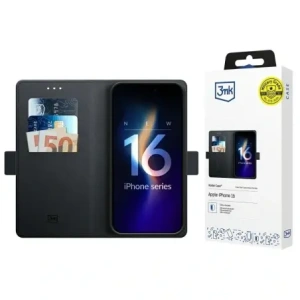 Kup Etui z klapką 3MK Wallet Case do Apple iPhone 17 czarny - 3MK16732 - {ean13} - Sklep Home Screen