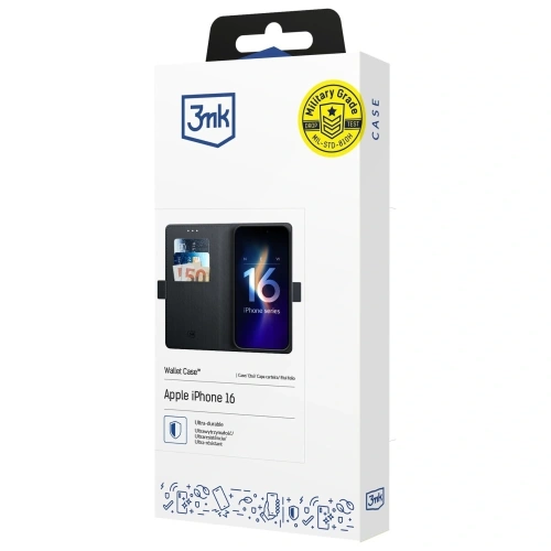 Kup Husa 3MK Wallet pentru Apple iPhone 17 neagră - 3MK16732 - {ean13} - Sklep Home Screen