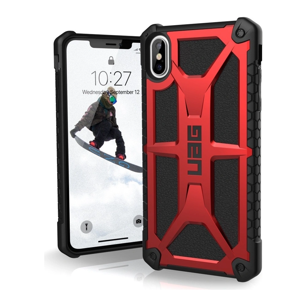 Etui UAG Urban Armor Gear Monarch Apple iPhone XS Max (czerwone)