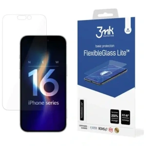 Kup Szkło hybrydowe 3MK FlexibleGlass Lite do Apple iPhone 16 Pro - 3MK16765 - {ean13} - Sklep Home Screen