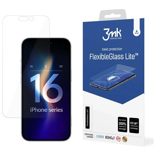 Kup 3MK FlexibleGlass Lite Apple iPhone 16 Pro - 3MK16765 - {ean13} - Sklep Home Screen
