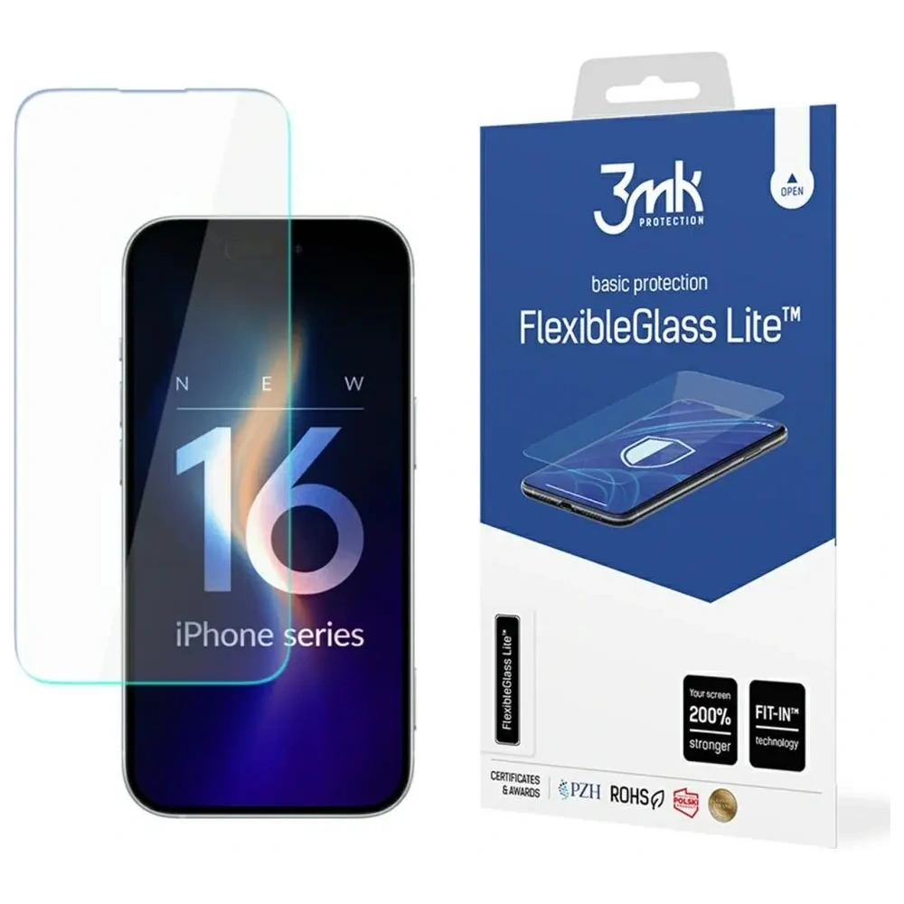 Szkło hybrydowe 3MK FlexibleGlass Lite do Apple iPhone 16 Pro Max