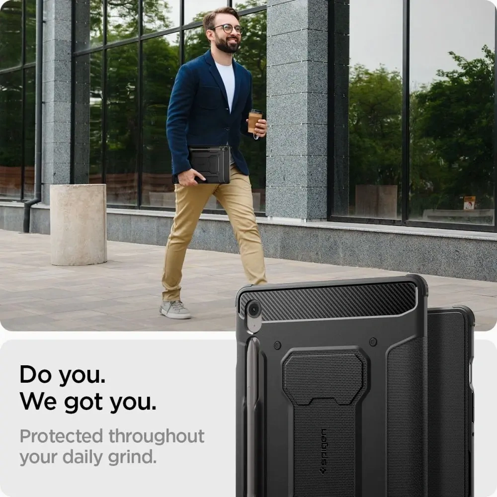 Etui Spigen Rugged Armor Pro Samsung Galaxy Tab S9 11.0 / S10 FE 10.9 X710 / X716b / X520 / X526 Black