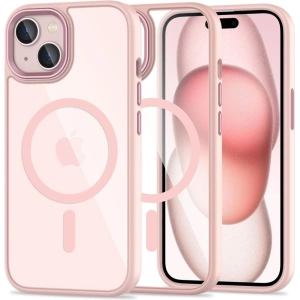 Buy [CR] Tech-Protect MagMat MagSafe Case for Apple iPhone 15 pink/clear - OT-902 - {ean13} - Home Screen Store Europe
