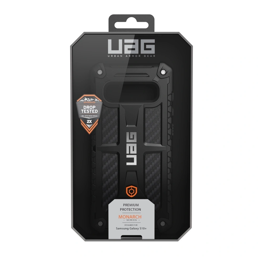 Etui UAG Urban Armor Gear Monarch Samsung Galaxy S10+ Plus (carbon fiber)
