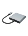 Kup Tech-Protect HB08 HUB 4in1 USB-C, USB-A 2.0, 2xHDMI 4K 60Hz Space Grey - THP4275 - {ean13} - Sklep Home Screen