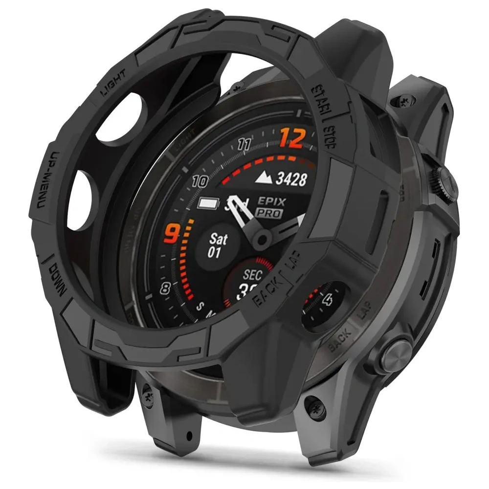 Etui Tech-Protect Defense Air Garmin Fenix 7x / 7x Pro Black