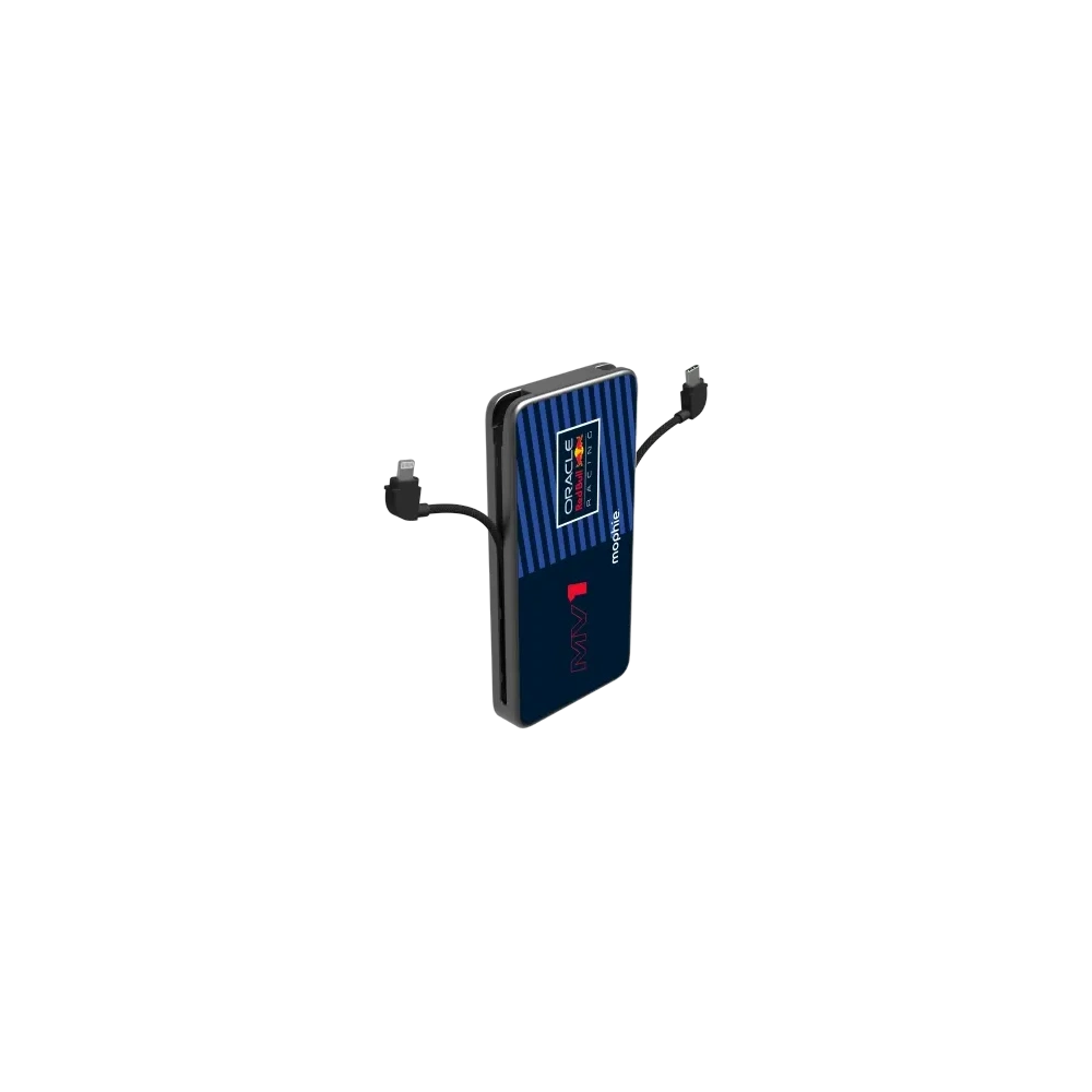 Powerbank Mophie Powerstation Plus 10K Red Bull Racing MV1 10000mAh z wbudowanym kablem USB-C oraz Lightning