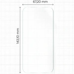Bizon Glass Hydrogel Front Apple iPhone 15 / 15 Pro / 16 [2 PACK]