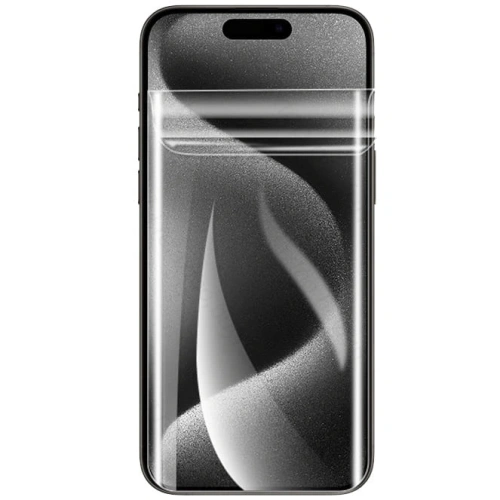 Bizon Glass Hydrogel Front Apple iPhone 15 / 15 Pro / 16 [2 PACHET]