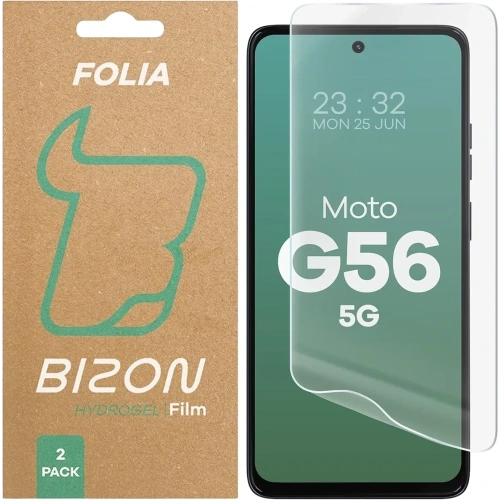 Bizon Glass Hydrogel Elülső Motorola Moto G56 5G [2 CSOMAG]