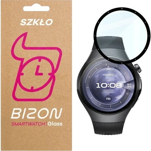 Bizon skleněné hodinky Edge Hybrid Huawei Watch 5 46mm černé