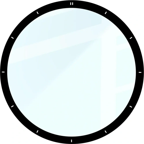 Bizon skleněné hodinky Edge Hybrid Huawei Watch 5 46mm černé