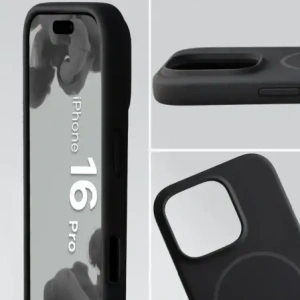 Bizon Soft Case Magnetic Apple iPhone 16 Pro schwarz