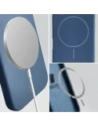 Husa moale Bizon cu magnet pentru Apple iPhone 16 Pro albastru marin