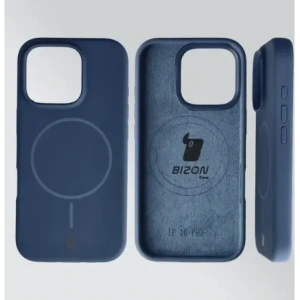 Bizon Soft Case Magnetic Apple iPhone 16 Pro marineblau
