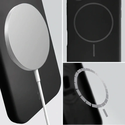 Bizon Soft Case Magnetic Apple iPhone 16 Plus černý