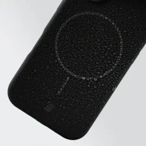 Silikonowe etui z pierścieniem magnetycznym Bizon Soft Case Magnetic do Apple iPhone 16 Plus czarne