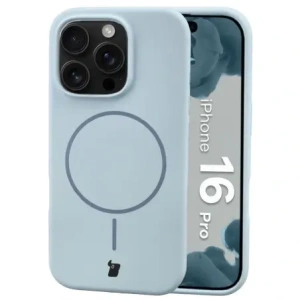 Bizon Soft Case mágneses Apple iPhone 16 Pro kék