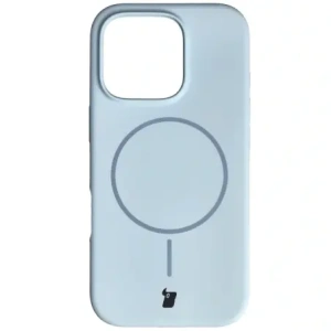 Bizon Soft Case Magnetisch für Apple iPhone 16 Pro blau