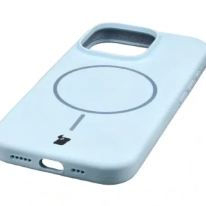 Bizon Soft Case Magnetisch für Apple iPhone 16 Pro blau