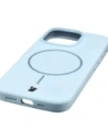 Bizon Soft Case Magnetisch für Apple iPhone 16 Pro blau