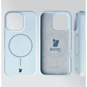 Bizon Soft Case Magnetisch für Apple iPhone 16 Pro blau