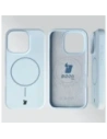 Bizon Soft Case Magnetisch für Apple iPhone 16 Pro blau