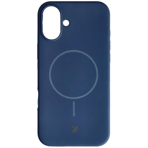 Bizon Soft Case Magnetisch für Apple iPhone 16 Plus navy blau
