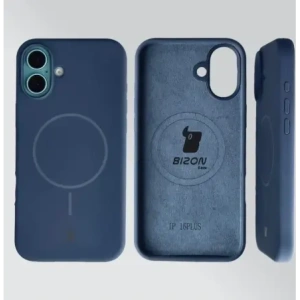 Bizon Soft Case Magnetisch für Apple iPhone 16 Plus navy blau