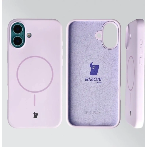 Bizon Soft Case Magnetic Apple iPhone 16 Plus světle fialový