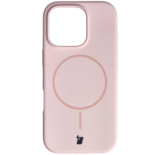 Bizon Soft Case Magnetic Apple iPhone 16 Pro světle růžový