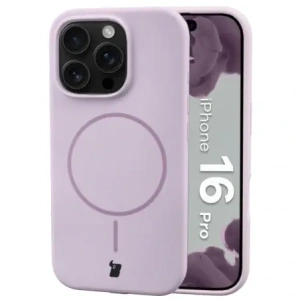 Bizon Soft Case Magnetic Apple iPhone 16 Pro világoslila