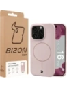 Bizon Soft Case Magnetisch für Apple iPhone 16 Pro hellrosa