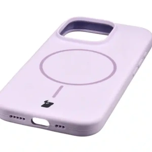 Bizon Soft Case Magnetisch für Apple iPhone 16 Pro helllila