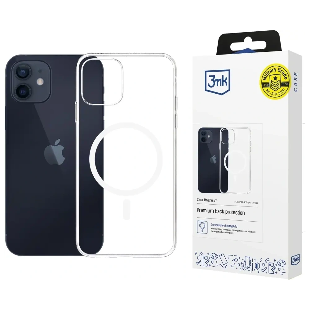 Etui 3MK Clear MagCase do Apple iPhone 12 / 12 Pro