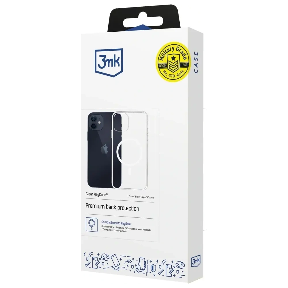 Etui 3MK Clear MagCase do Apple iPhone 12 / 12 Pro