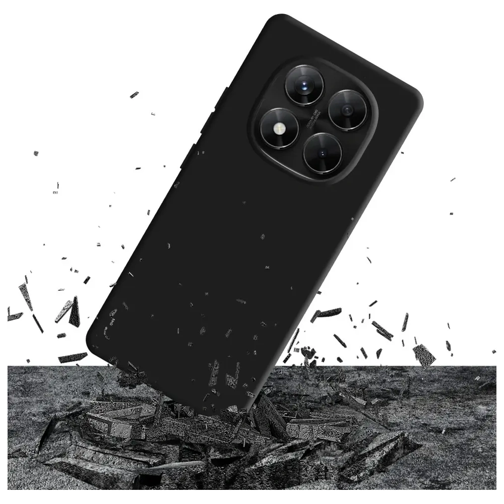 Etui 3MK Matt Case Pro do Redmi Note 14 Pro 5G / Poco X7 5G czarny