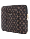 Torba Guess Sleeve 14" Peony Pocket Triangle czarny