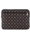 Torba Guess Sleeve 14" Peony Pocket Triangle czarny