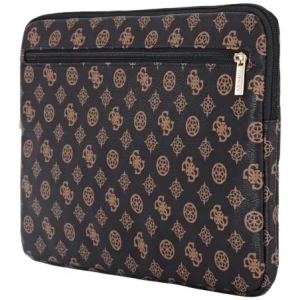Torba Guess Sleeve 14" Peony Pocket Triangle czarny