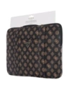 Torba Guess Sleeve 14" Peony Pocket Triangle czarny