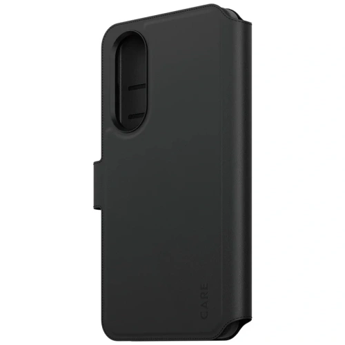 Etui z klapka CARE by PanzerGlass Feature Tango 2w1 Wallet Qi do Samsung Galaxy S25 Edge czarny
