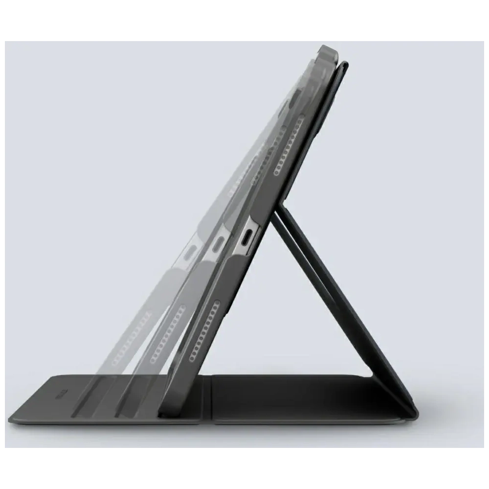 Etui UNIQ Rovus Snapmount Magnetic 360 Rotating Detachable do Apple iPad 10.9" 2022 / 11" 2025 szary