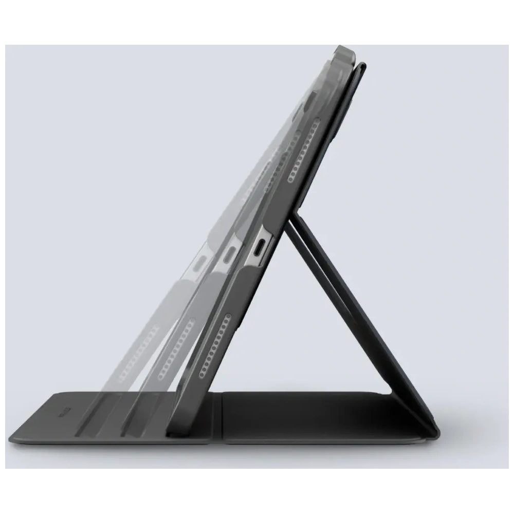 Etui UNIQ Rovus Snapmount Magnetic 360 Rotating Detachable do Apple iPad Air 11" 2024/2025 / iPad Air 10.9" 2020/2022 granatowy